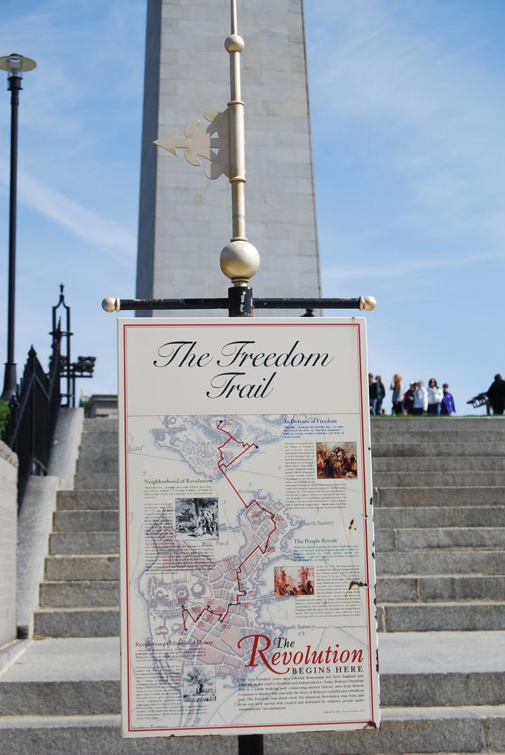 Freedom Trail Sign