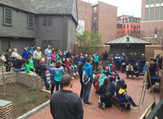 Paul Revere House Full Courtyard Paul Revere House Full Courtyard