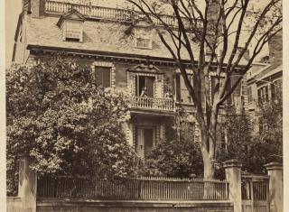 Hancock House, Beacon Hill ca. 1860 Hancock House, Beacon Hill ca. 1860