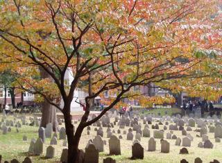 Granary Burying Ground Fall Granary Burying Ground Fall