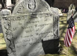 King's Chapel Burying Ground Headstone King's Chapel Burying Ground Headstone